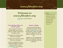Tablet Screenshot of fiberfair.org